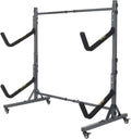 Freestanding Kayak Storage Rack with Lockable Wheels Wide Adjustable Z70248