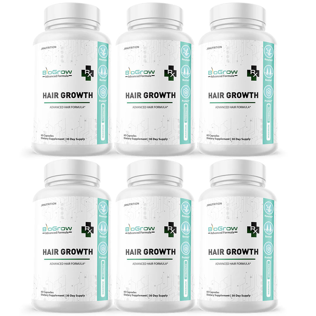 Hair Growth Dietary Supplement 60 Capsules 6 Pack L177361