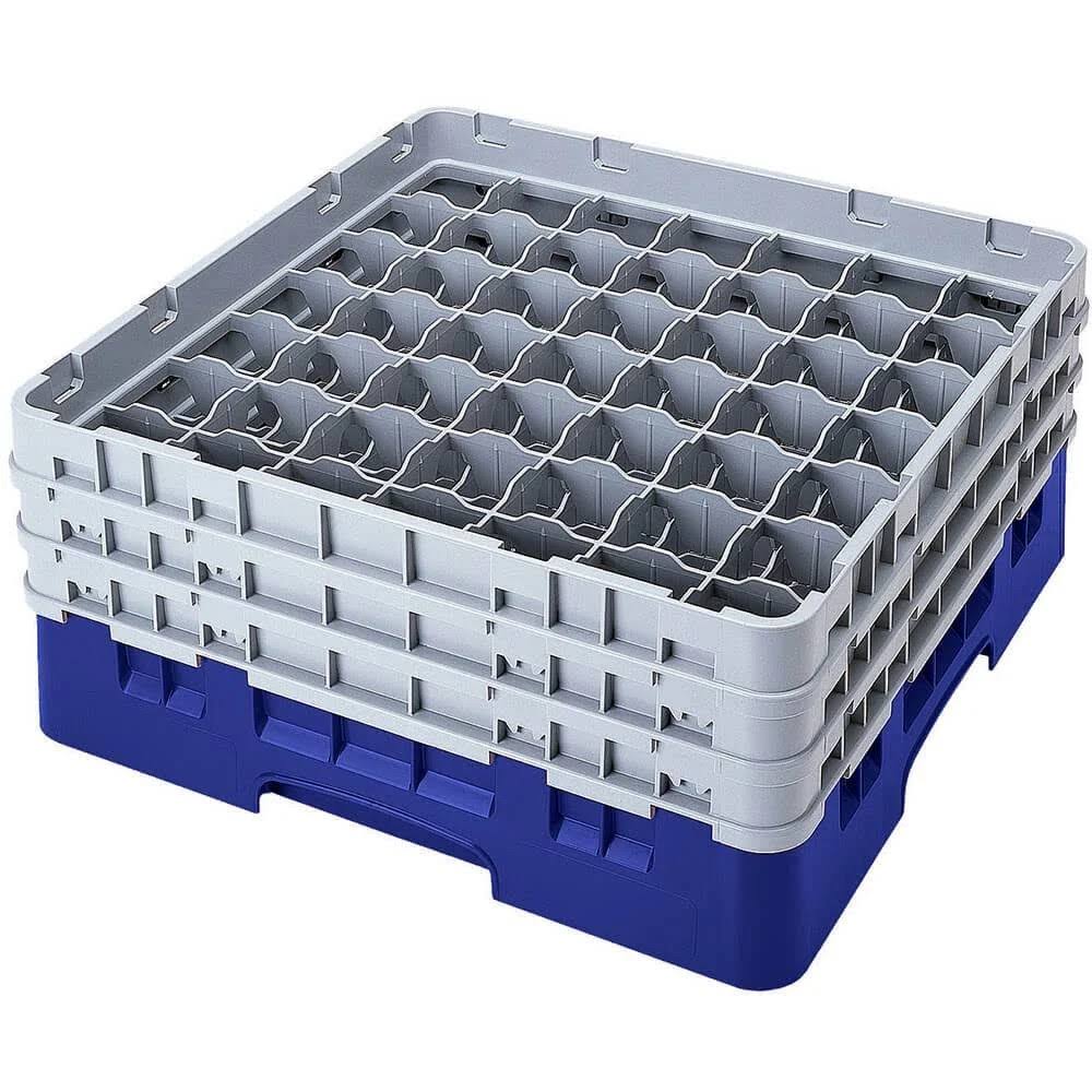 49 Compartments Glass Rack with 4 Extenders K41409