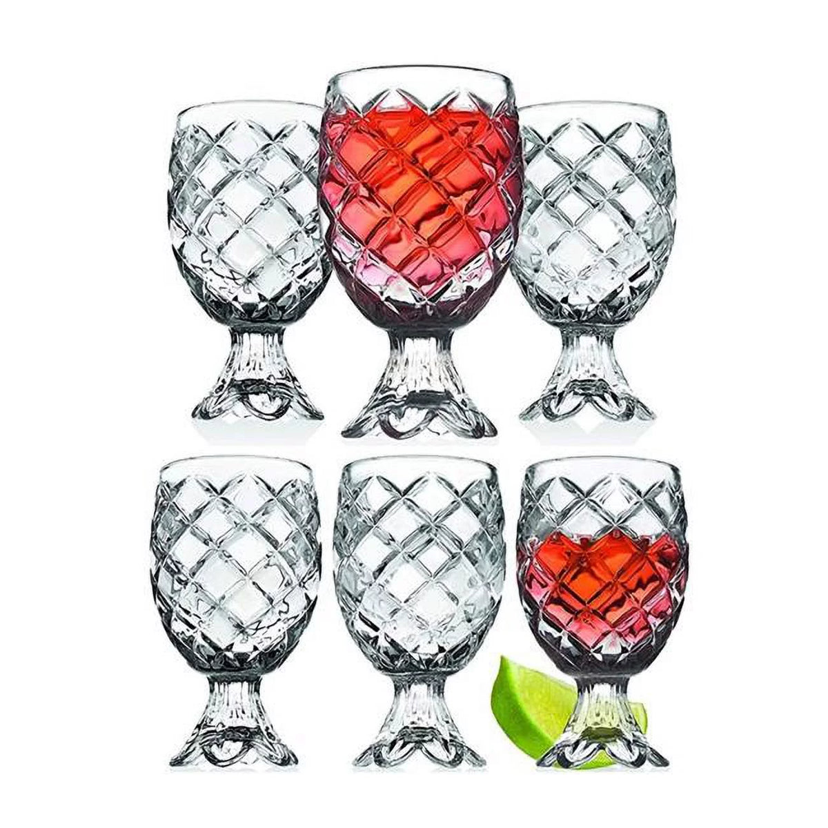 2 oz Crystal Footed Shot Glass Set of 6 Y995354