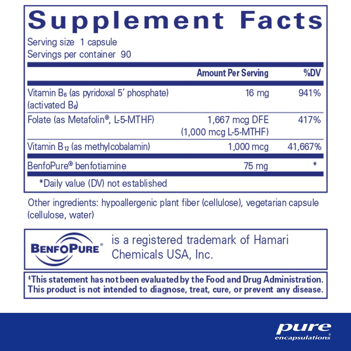90 Capsules Supplement with B Vitamins U83680