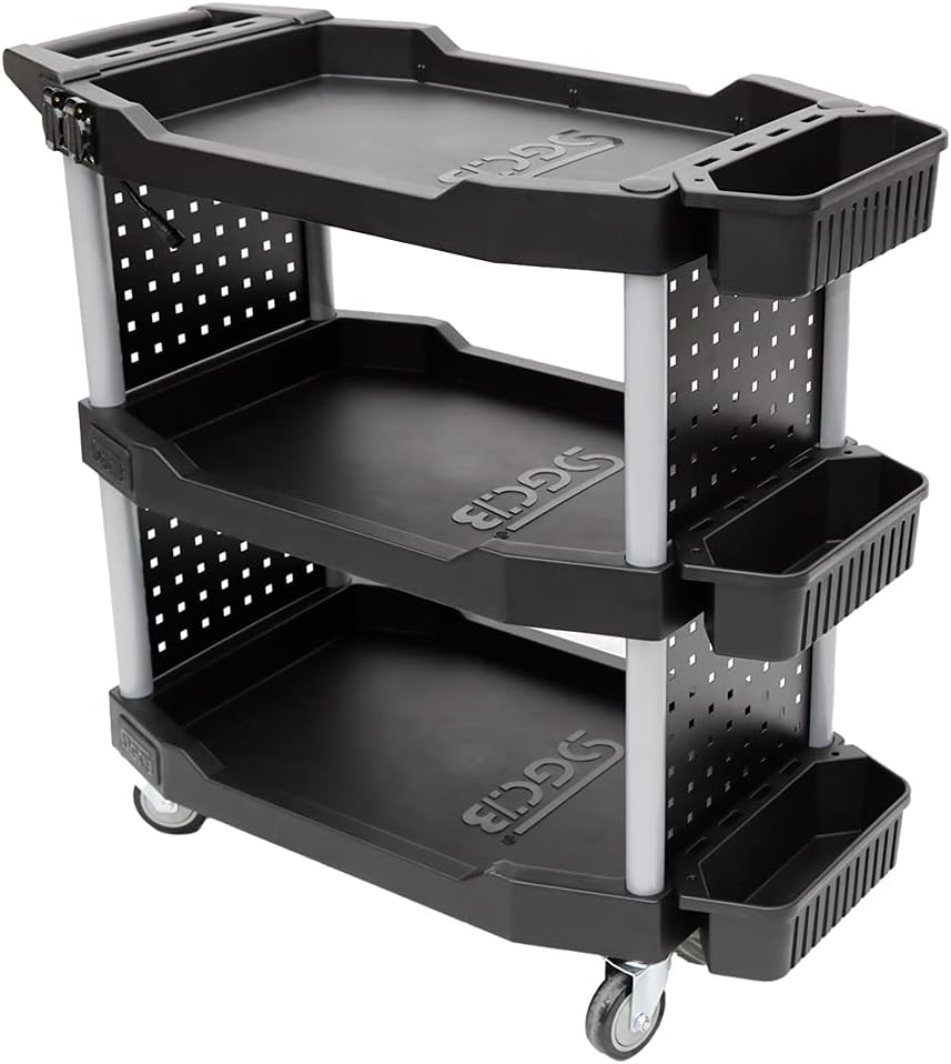 3-Tier Rolling Utility Cart with Wheels V210