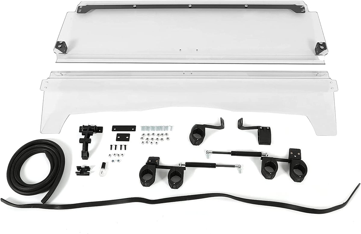 Full 3-in-1 Fold Windshield with Gas Spring W6328