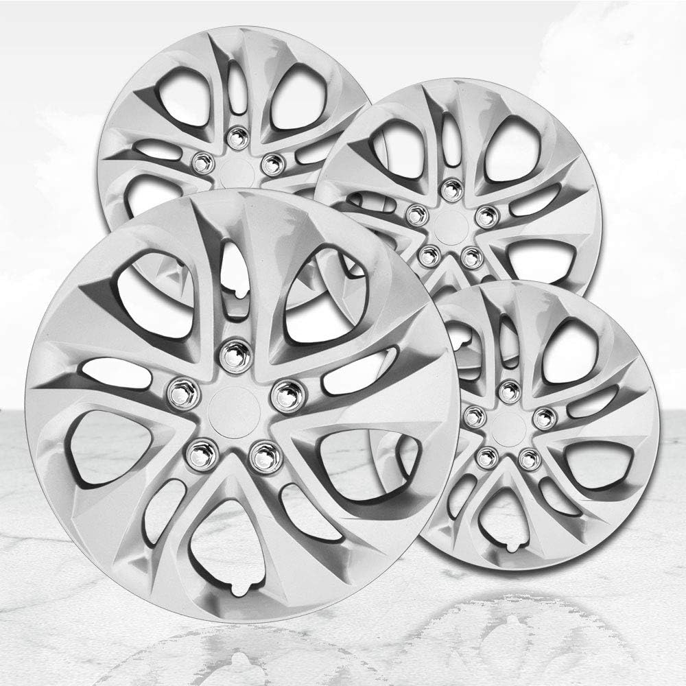 16 Silver Hubcaps Wheel Covers Set of 4 O90082