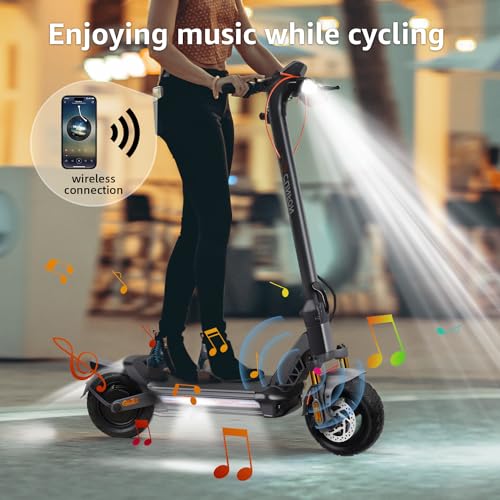 1200W Motor Electric Scooter with 10.5" Off Road Tires M451