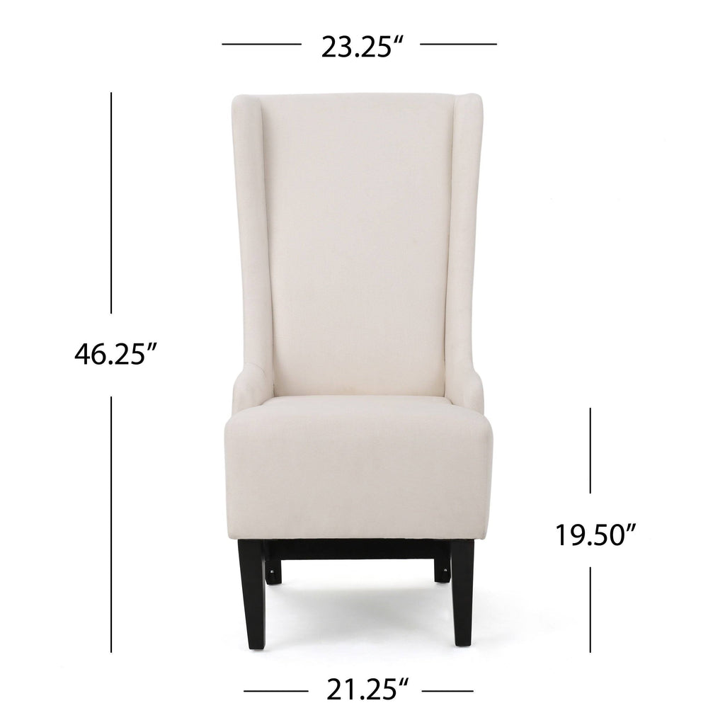 Dark Blue Fabric Dining Chair O8464