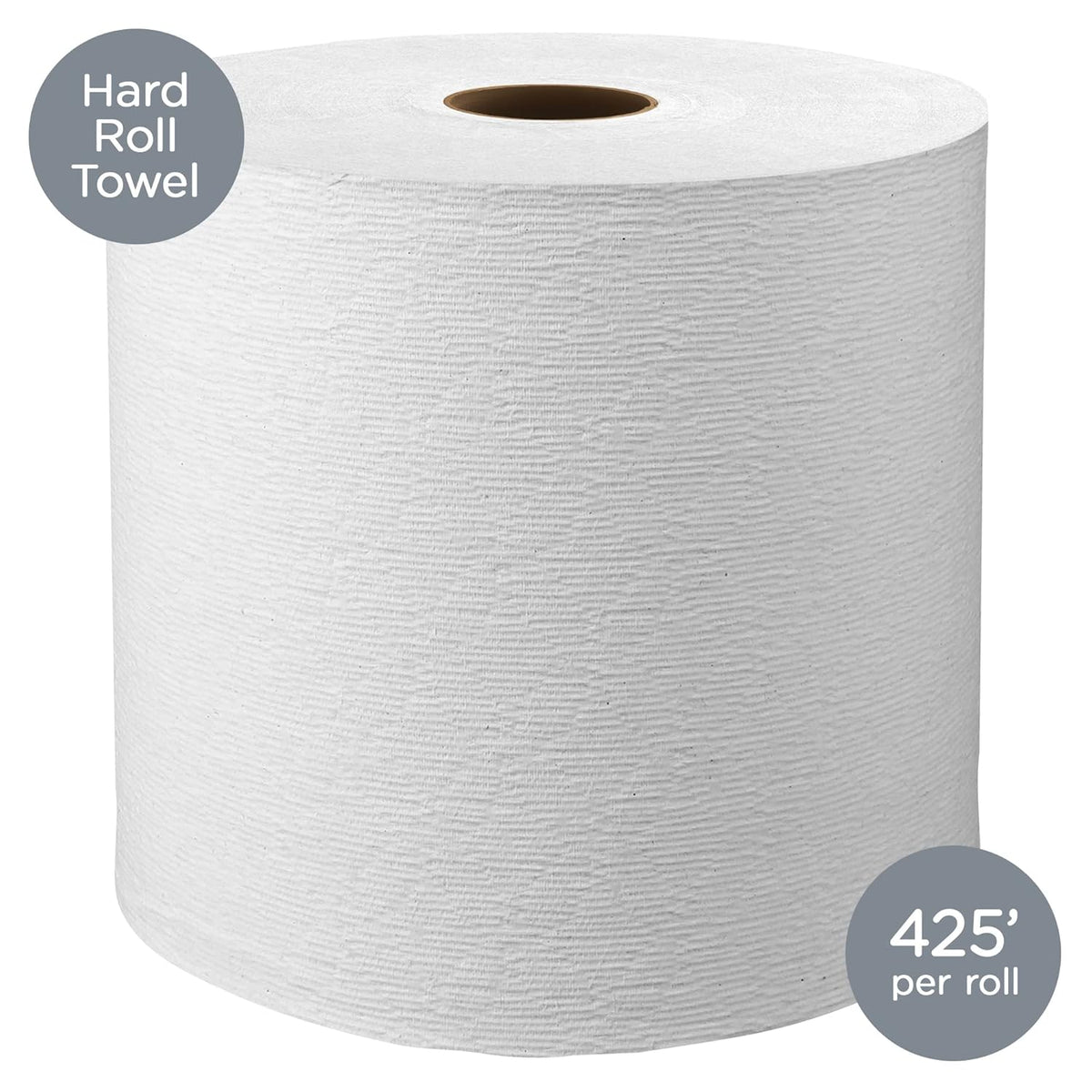 White Hard Roll Paper Towels 12 Rolls M871863