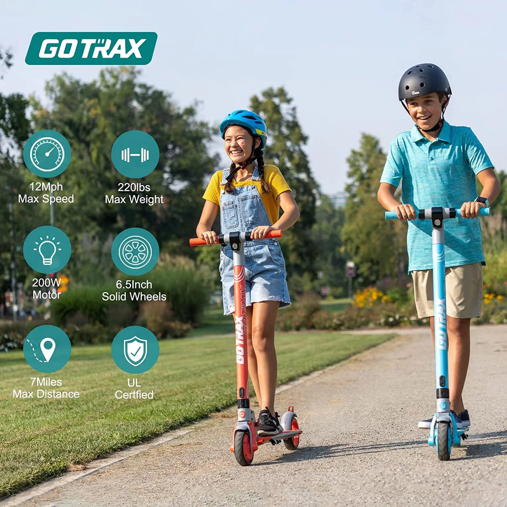 Blue 200W 6.5" Tires Foldable Electric Scooter B48977