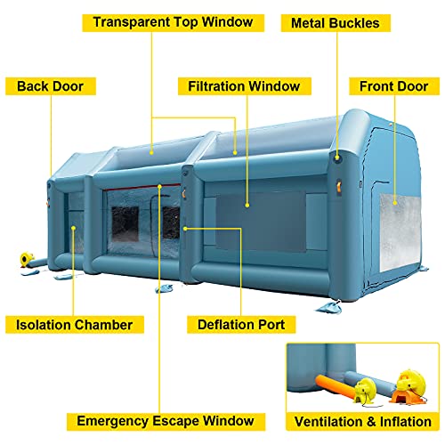 Portable Inflatable Paint Booth U206