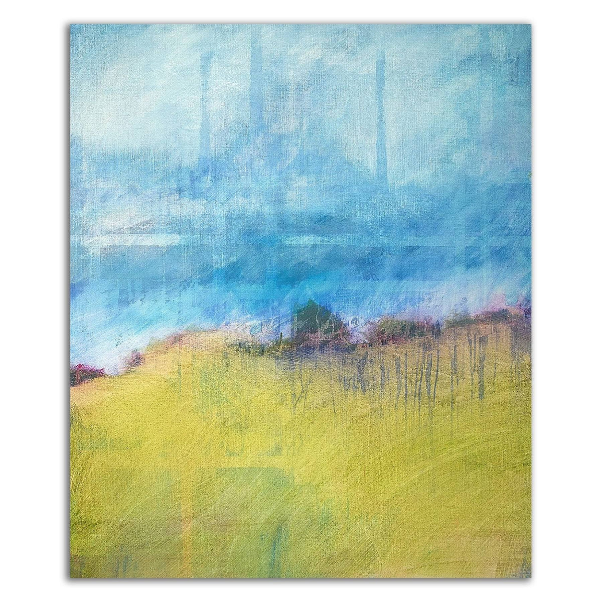 Interwoven Landscape Print on Canvas J77088