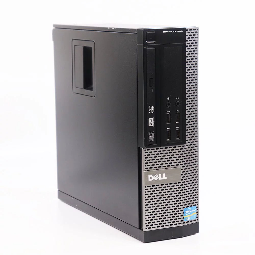 Used Dell OptiPlex 990 Desktop Computer PC, Intel Core i5 Quad-Core Gen 2, 8GB 1TB with 2x 22" LCD's Wi-Fi Windows 11 64bit Y72782