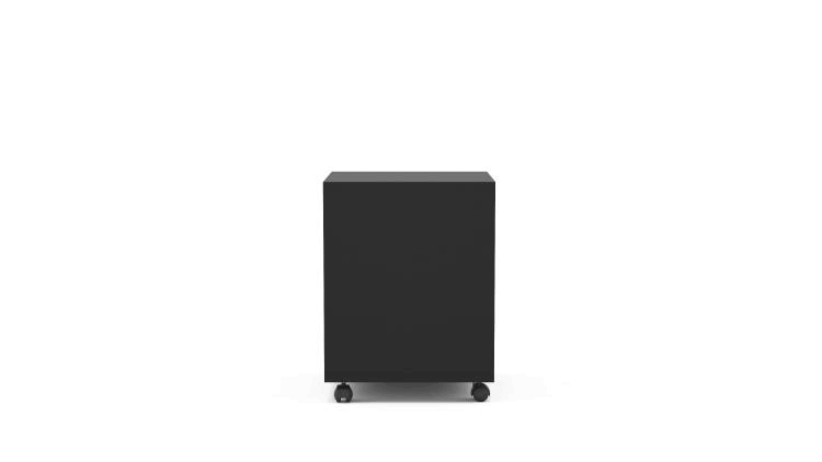 Black 3 Drawer File Cabinet C992522