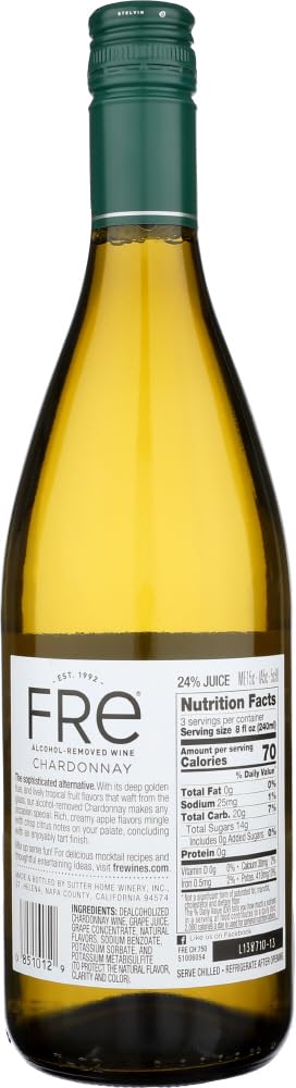 Non-alcoholic Chardonnay Wine 750ml O283