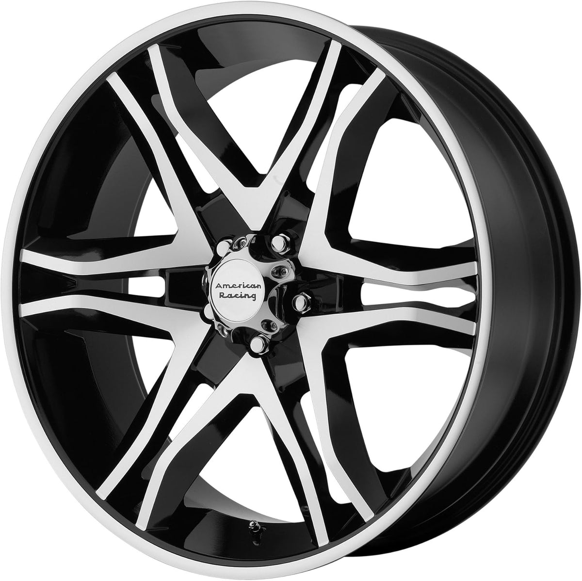 Black Machined Wheel 17x8 6x139.7mm S171