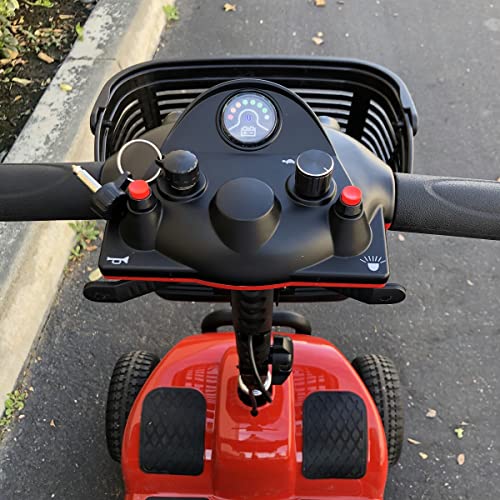 Purple Battery Powered 4 Wheel Heavy Duty Electric Mobility Scooter R843