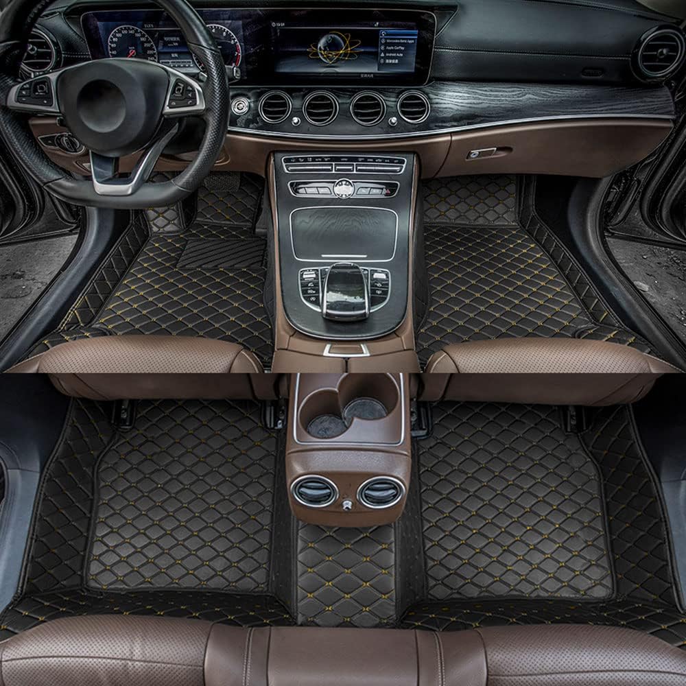 All Weather Non-Slip Leather Car Floor Mats T357