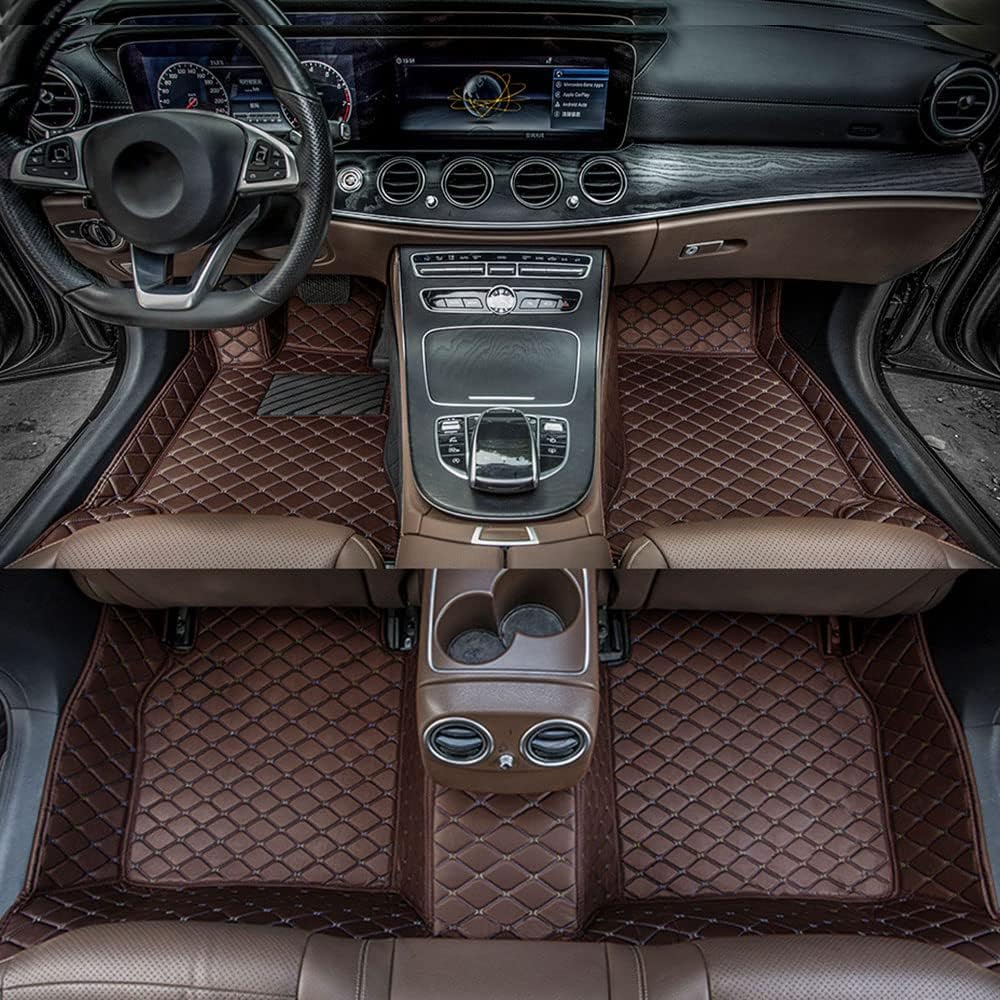 All Weather Non-Slip Leather Car Floor Mats T357