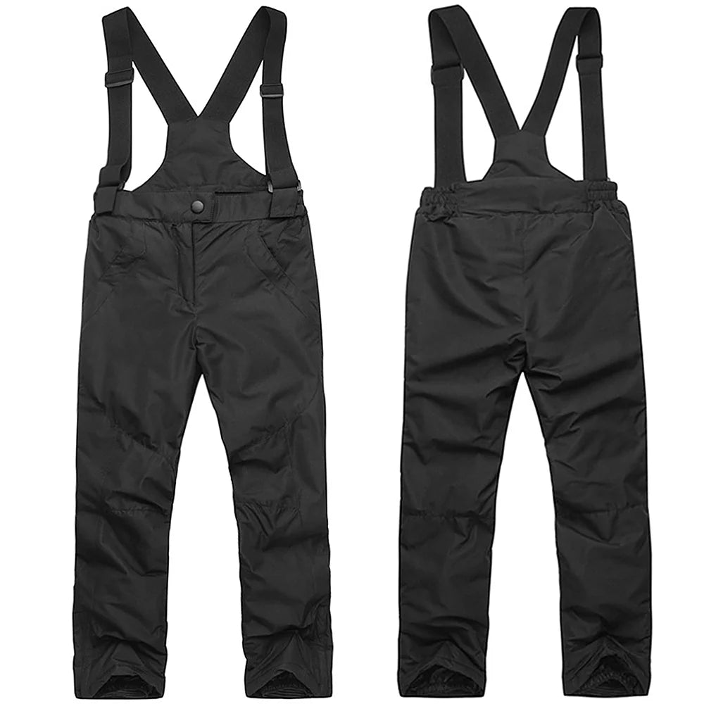 Winter Skiing Pants Waterproof Snow Hiking Trousers Thick Warm Cold Insulated Pants Q132