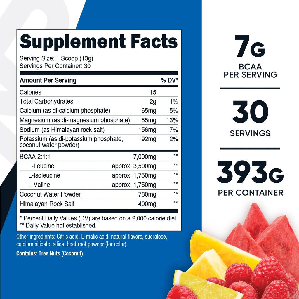 BCAA Hydration Powder Fruit Punch 30 Servings L973112