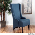 Dark Blue Fabric Dining Chair O8464
