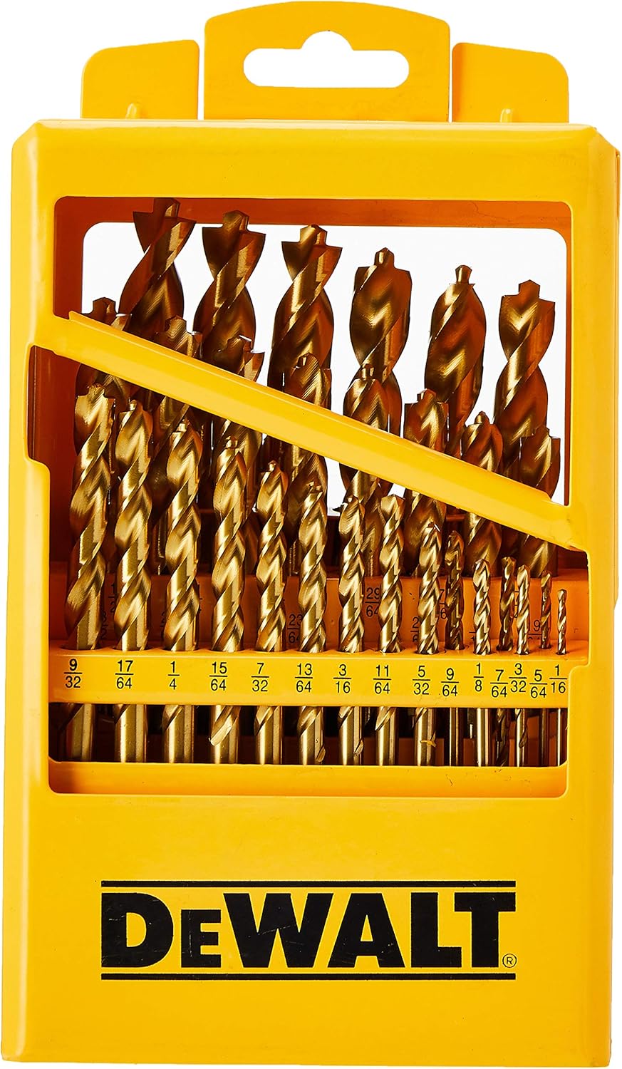 29-Piece Titanium Nitride Coated Drill Bit Set I707