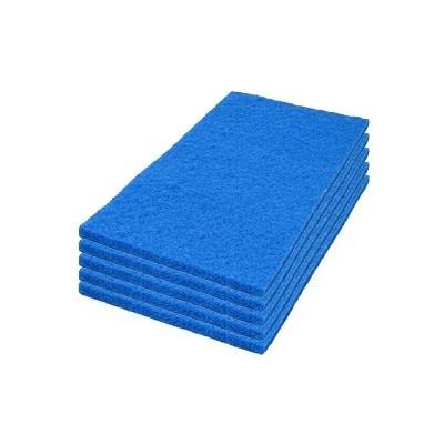 Blue Medium Duty Floor Scrubbing Pads Case of 5 H527193