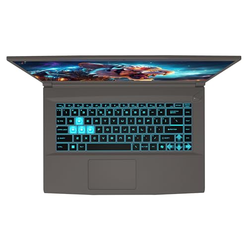 Black 15.6" FHD 144 Hz IPS Gaming Laptop with AMD Ryzen 9 8945HS, 64 GB DDR5 RAM, 2 TB PCIe SSD, Nvidia RTX 4060, Backlit Keyboard, W11 Pro Q325