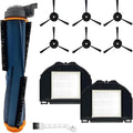 10 PCS Vacuum Accessories Kit with 1 Main Brush, 6 Side Brushes, 2 Filters, 1 Cleaning Brush E8885