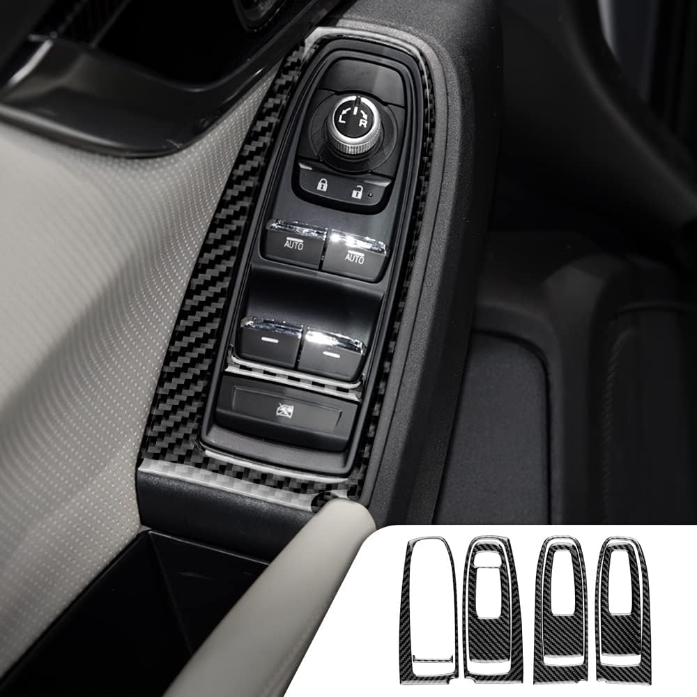 Carbon Fiber Window Switch Cover Pack of 2 A643