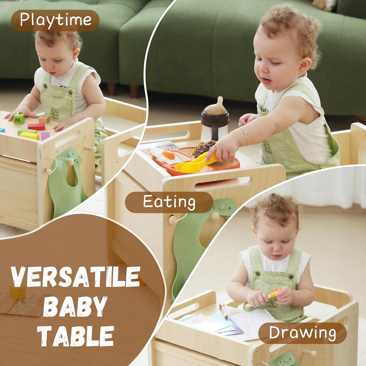 Montessori Weaning Table and Chair Set J46194
