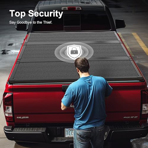 6.4ft Hard Tri-Fold Truck Bed Tonneau Cover A14650