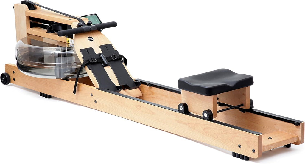 Beech Wood Natural Rowing Machine with S4 Monitor E384