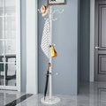 White 15-Hook Freestanding Coat Rack B865