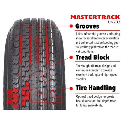 ST205/75R15 8 Ply Load Range D Trailer Tire H2456