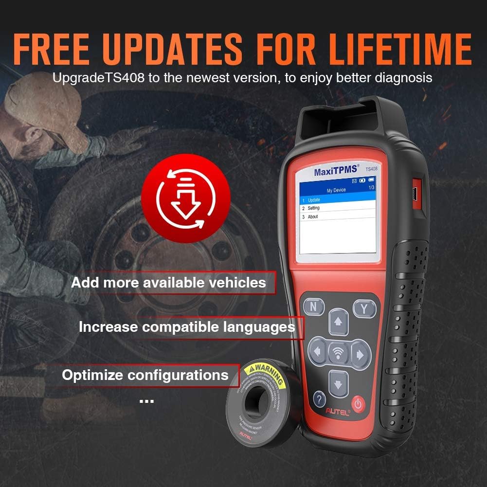 TPMS Relearn Tool TS408 Tire Pressure Monitor Sensor Programming Tool F719