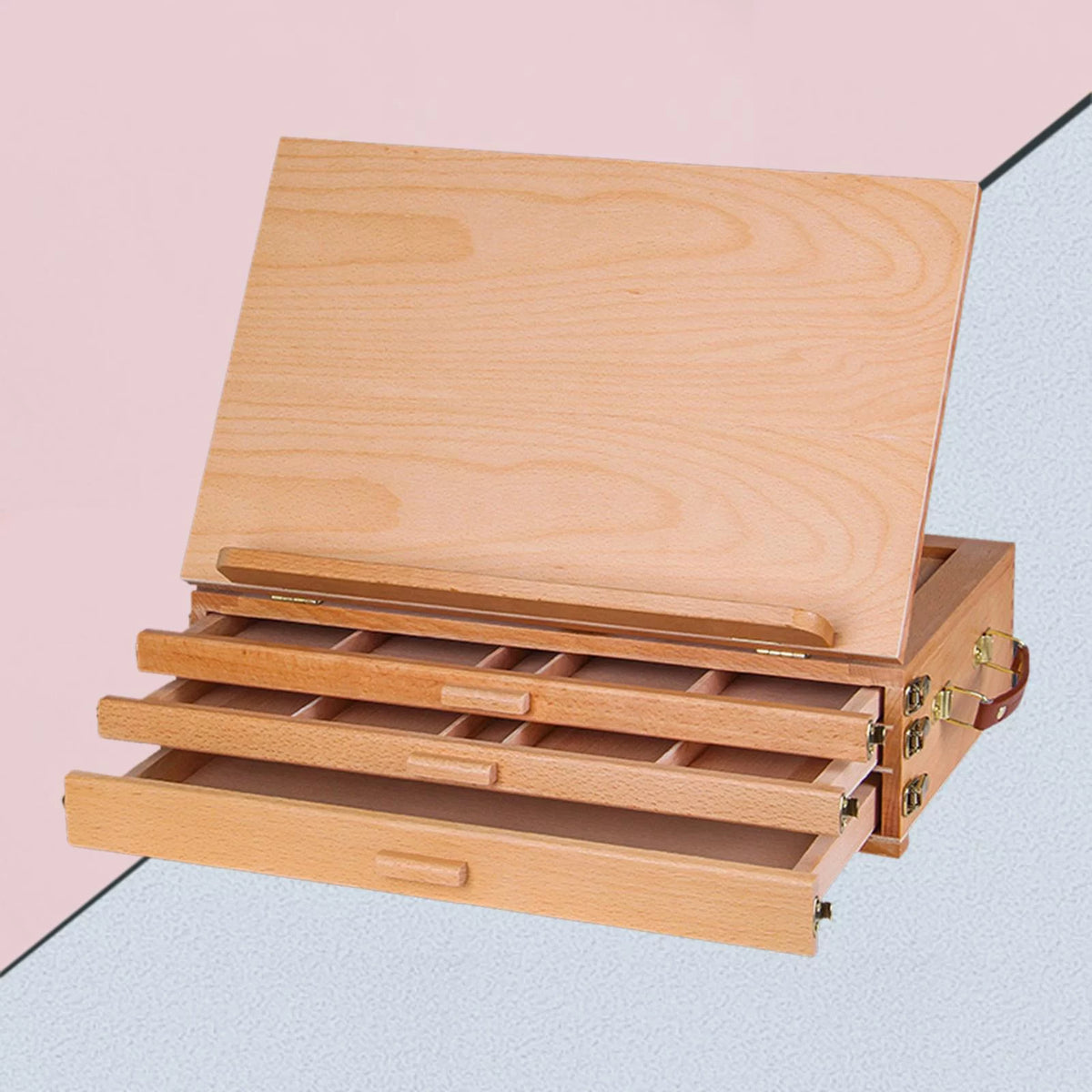 Wood Adjustable Drawing Desk Easel 40x27CM L585