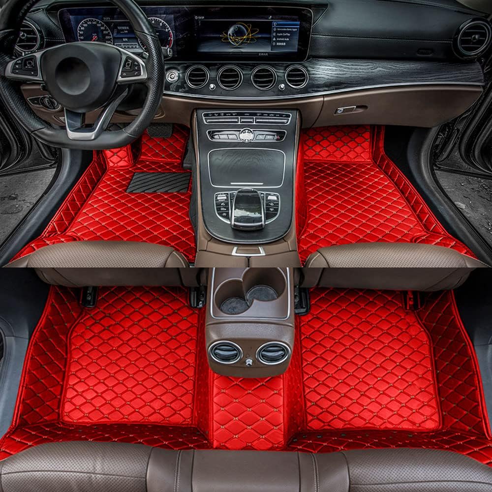 All Weather Non-Slip Leather Car Floor Mats T357