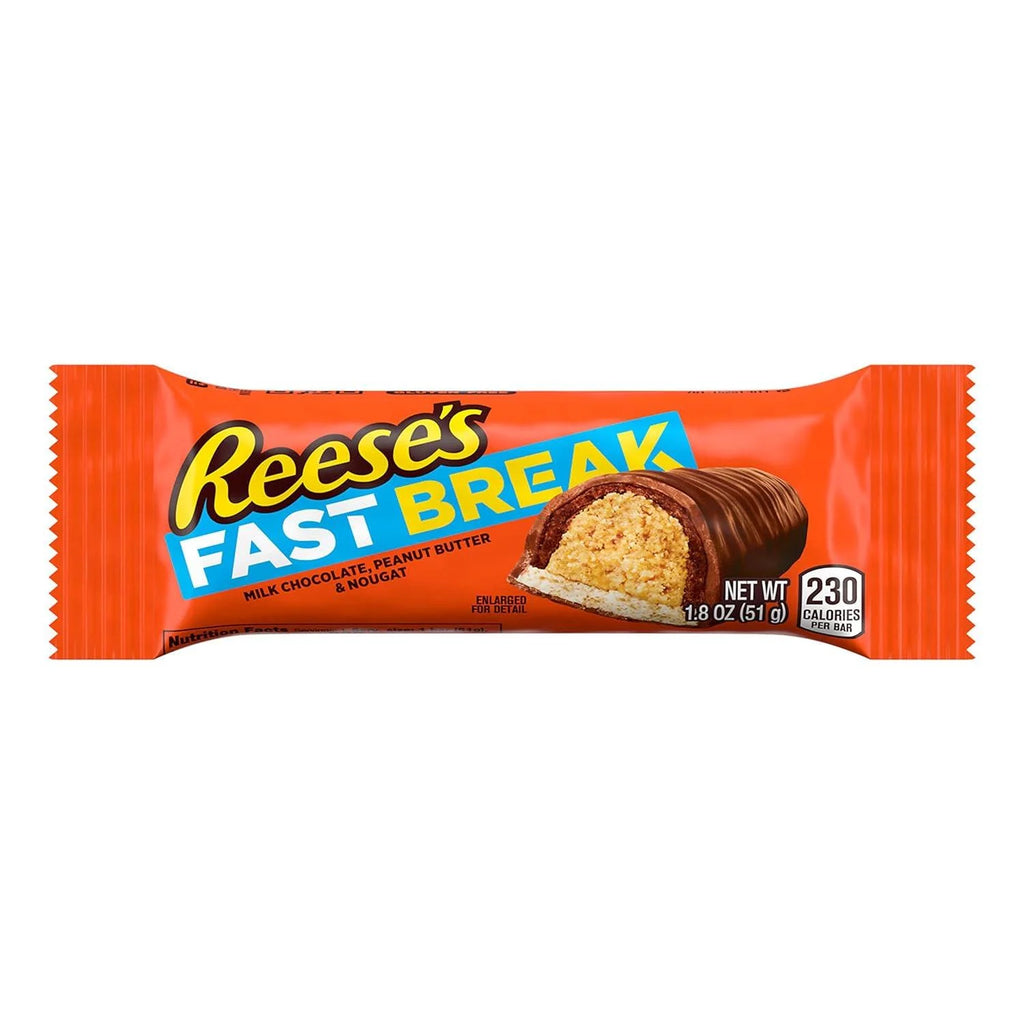 8 Pack 1.8 oz Peanut Butter Nougat Candy Bars C88084