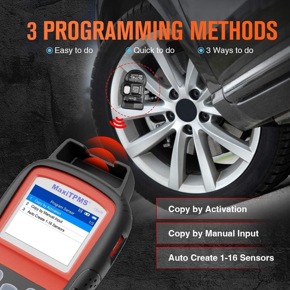 TPMS Relearn Tool TS408 Tire Pressure Monitor Sensor Programming Tool F719