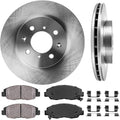 Brake Rotors + Ceramic Pads + Clips W97813