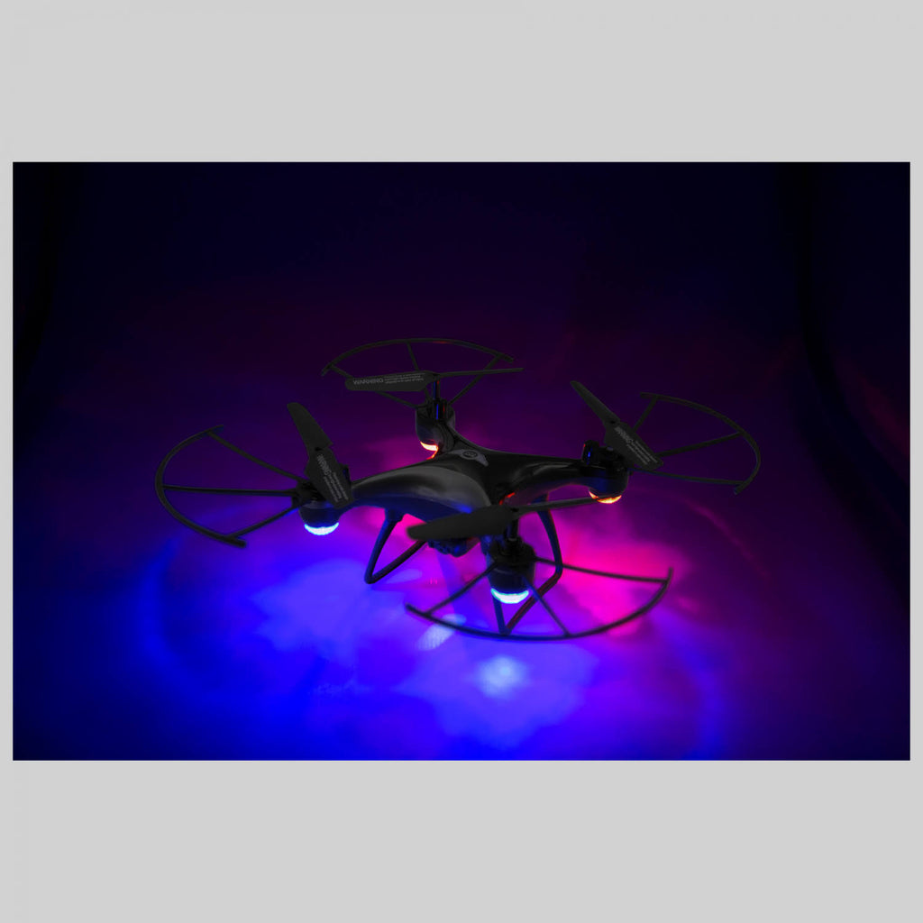 Quadcopter Drone with Wi-Fi Camera - Black Y533441