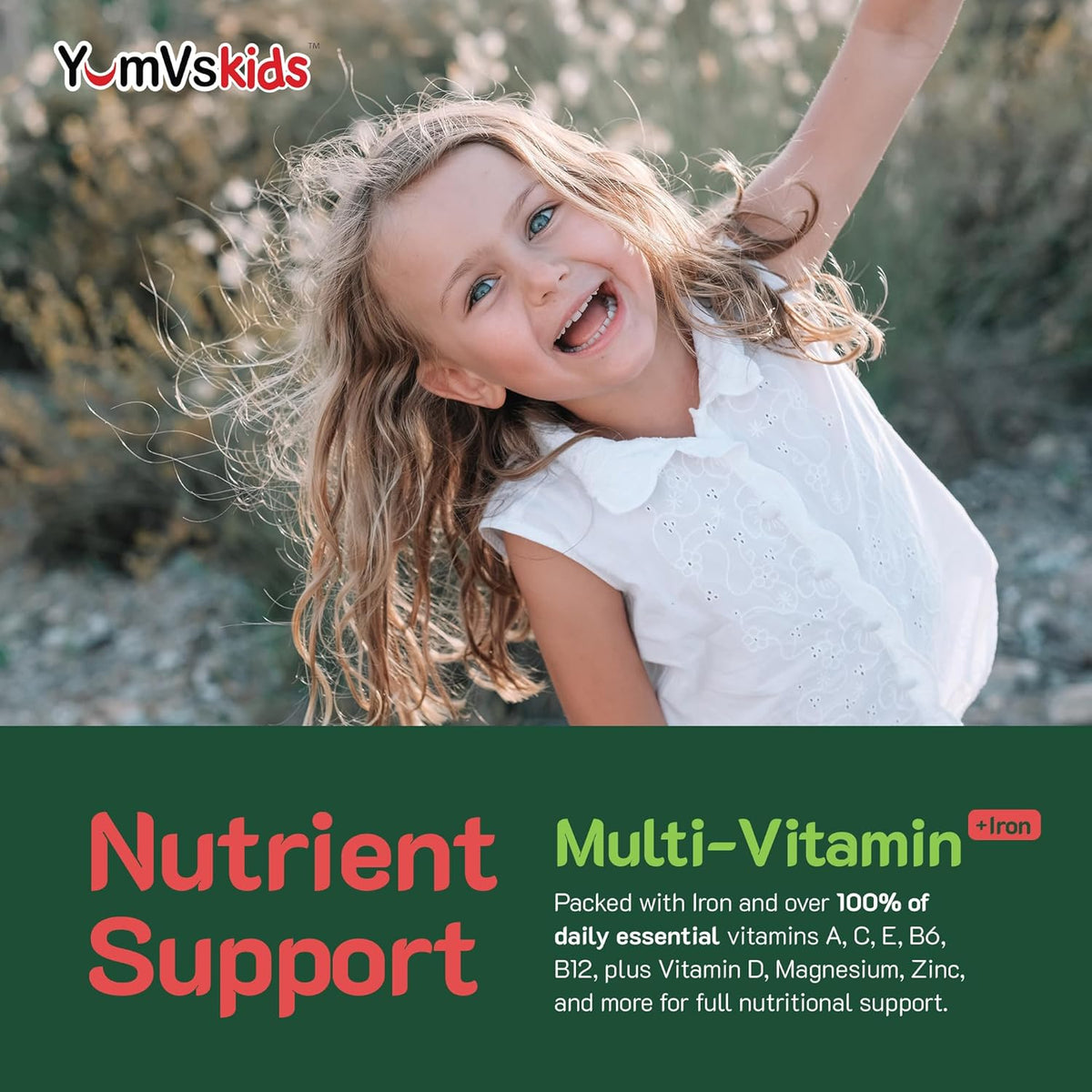Kids Chewable Multivitamin with Iron, 120 Tablets E59948