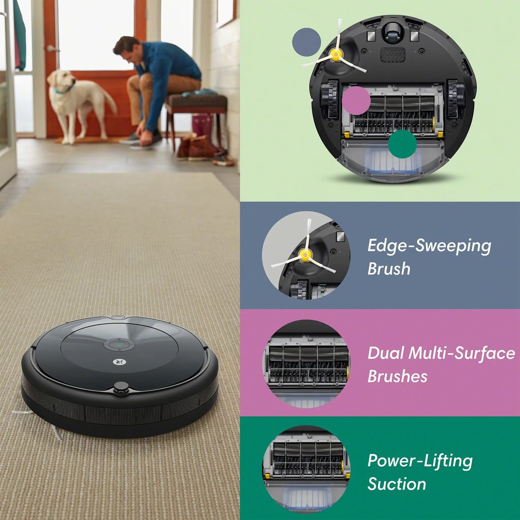 Robot Vacuum with Wi-Fi Connectivity Y82425