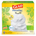 Tall Kitchen Drawstring Trash Bags, 13 Gallon White, 100 Count X27242