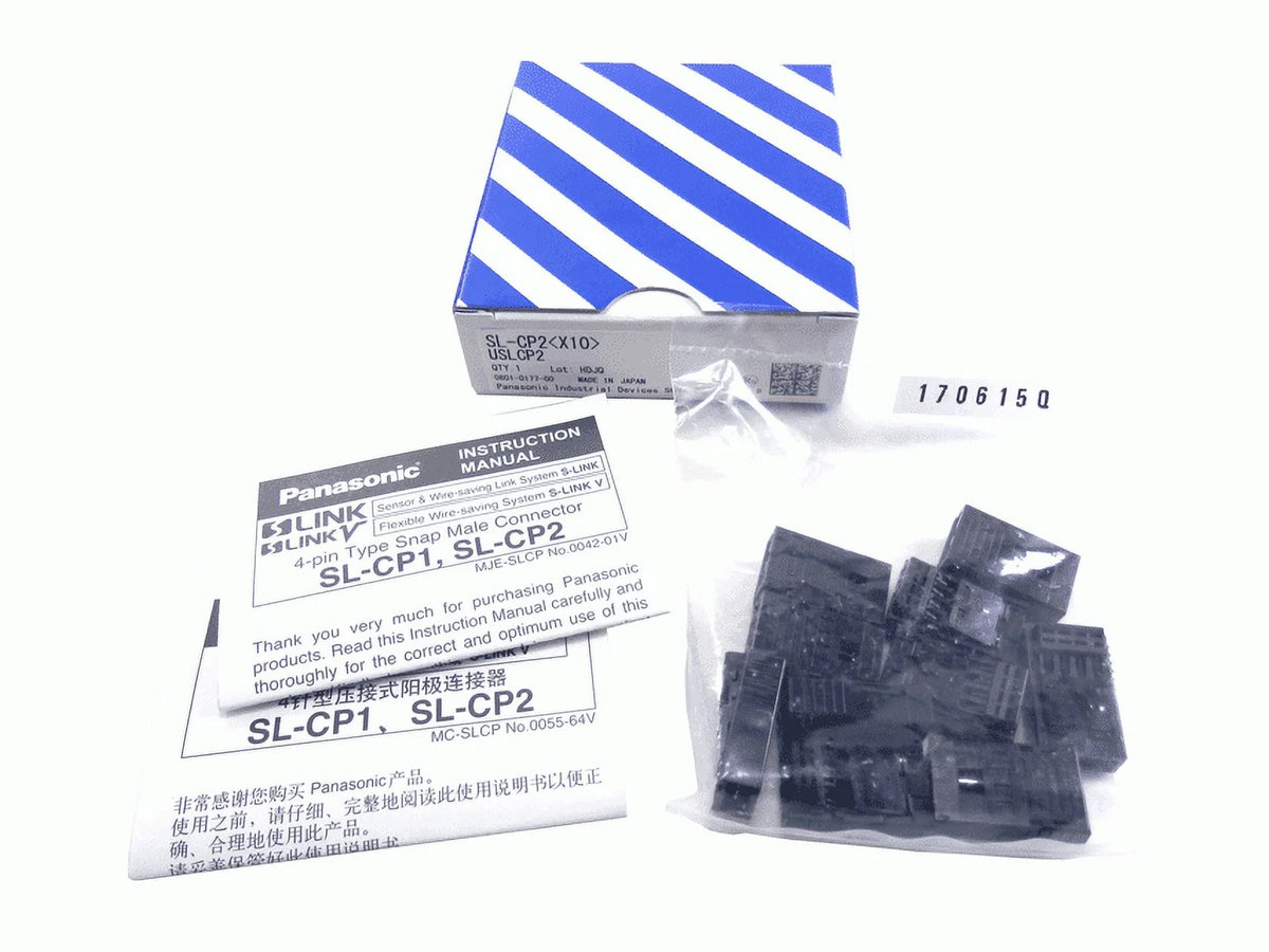 10 Pack 4-Pin Male Black Connectors R662