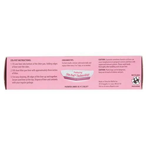 Disposable Elastic Cat Pan Liners for Large Litter Boxes, 10-Pack F108