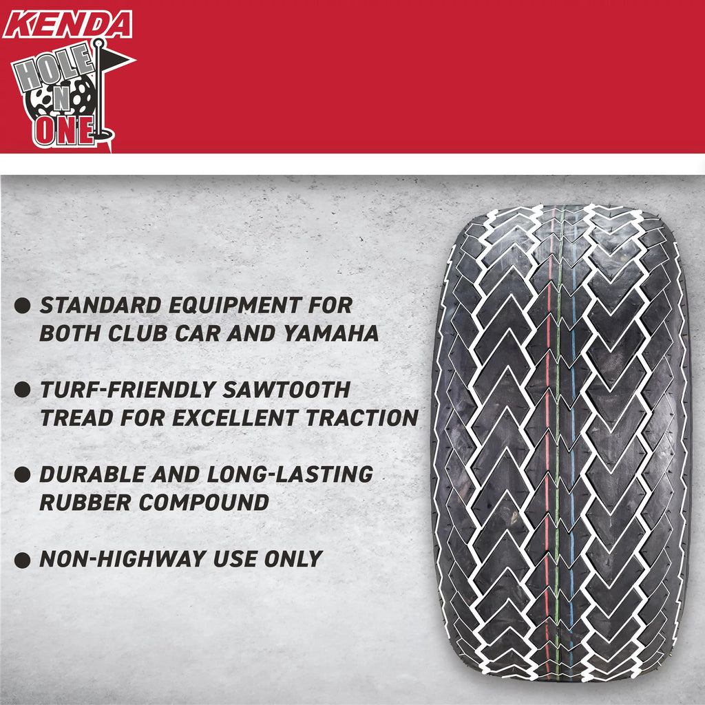 18x8.5-8 4 Ply Tubeless Golf Cart Turf Tires 4 Pack O4946