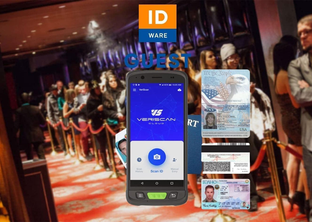 ID & Passport Scanner with Mobile Software A1607