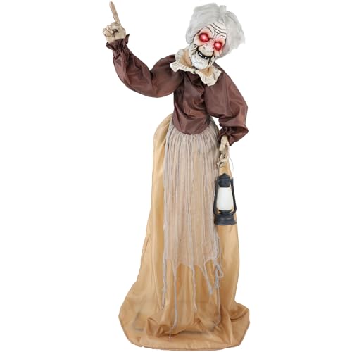 5.5-Ft Animatronic Animated Standing Masquerade Lady L58713