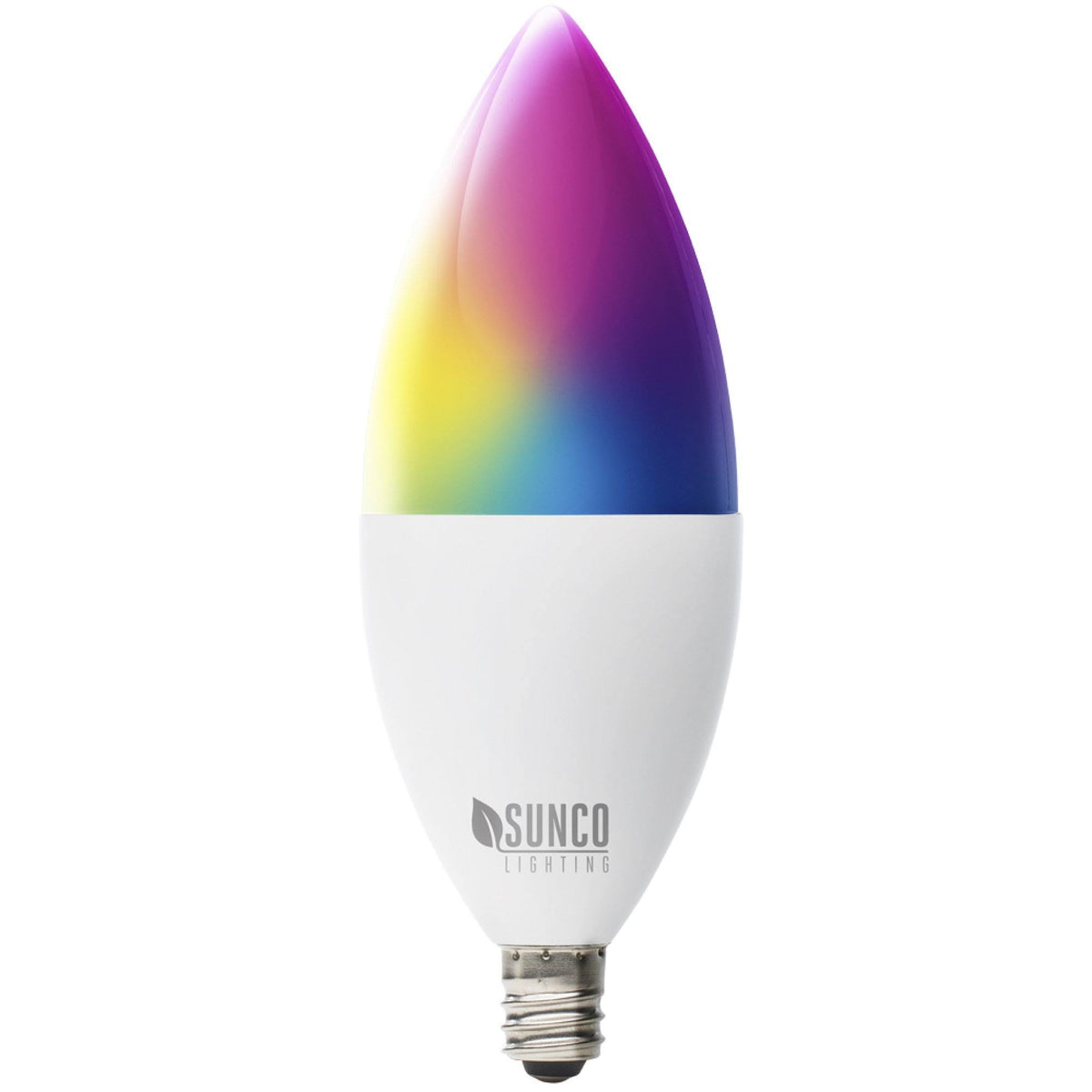 6 Pack WiFi LED Smart Bulb, B11 Candelabra, 4.5W, E12 RGB R823